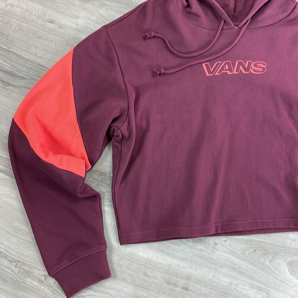 🔆VANS🔆 HOODIE CROPPED SWEATSHIRT - Picture 4 of 8